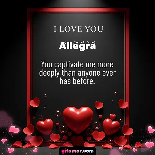 I love you I Allegra Gif Download