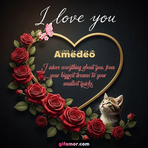 I love you Amedeo Gif Download