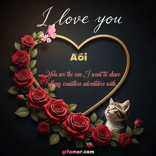 I love you Aoi Gif Download