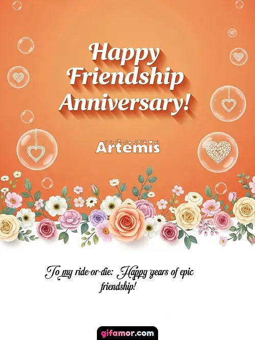 Happy friendship anniversary! III Artemis Gif Download
