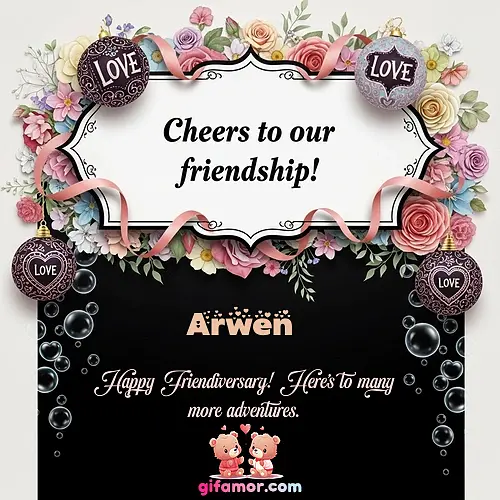 Happy Friendiversary! Here's to many more adventures.