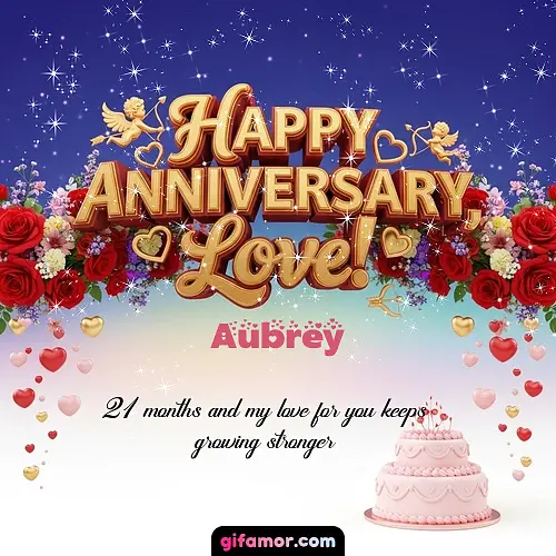 Happy one month anniversary, love! Aubrey