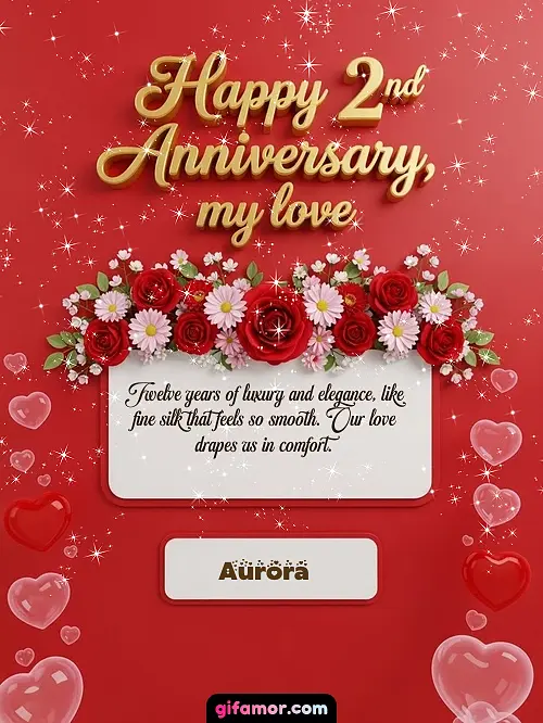 Happy 2st anniversary, my love I Aurora