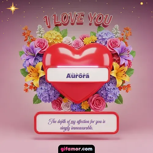 I Love You XX Aurora Gif Download
