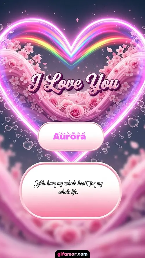 I Love You XXVIII Aurora Gif Download
