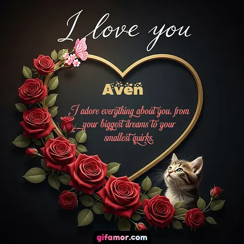 I love you Aven Gif Download
