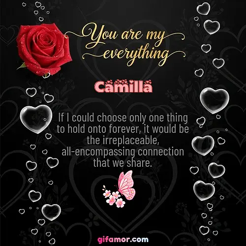 You are my everything I Camilla Gif Download