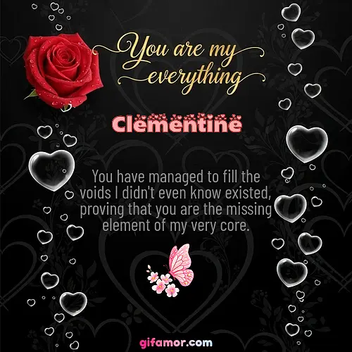 You are my everything I Clementine Gif Download