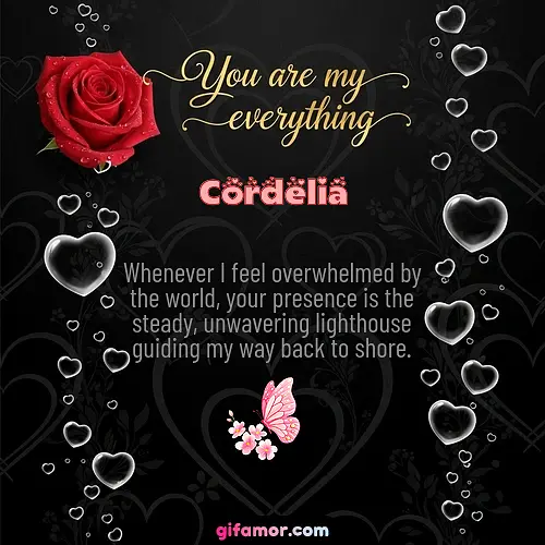 You are my everything I Cordelia Gif Download