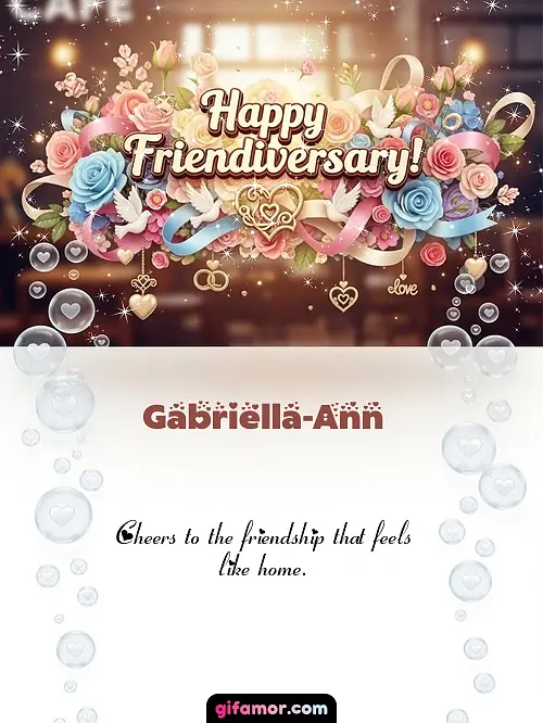 Happy friendiversary! I Gabriella-Ann