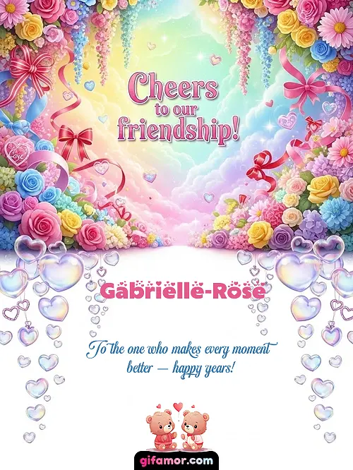Cheers to our friendship! I Gabrielle-Rose