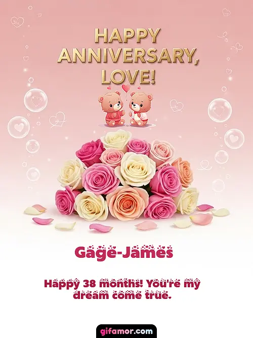 Happy anniversary, love! IV Gage-James