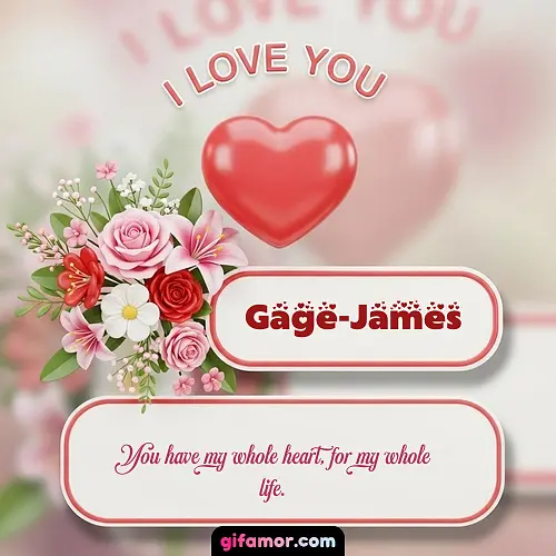 I Love You XI Gage-James