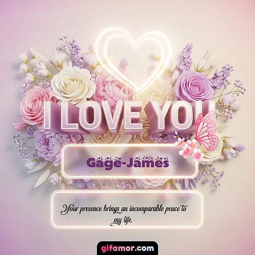 I Love You XXIV Gage-James
