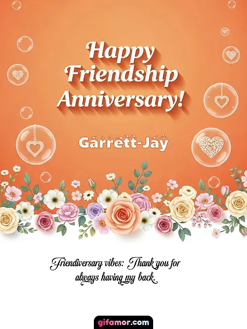 Happy friendship anniversary! III Garrett-Jay