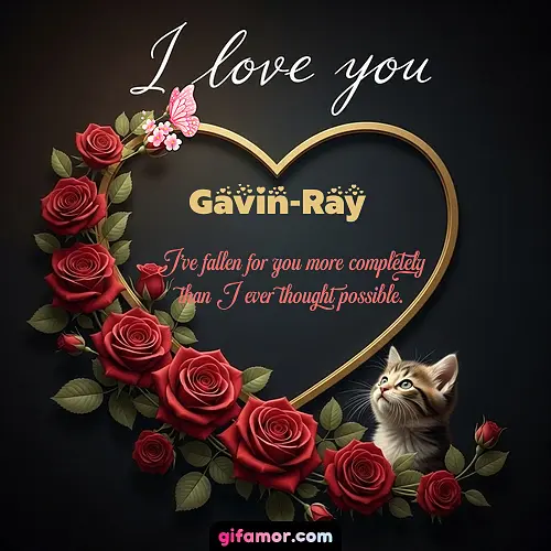 I love you Gavin-Ray Gif Download