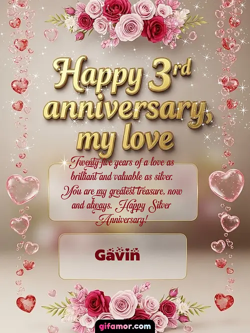 Happy 4st anniversary, my love Gavin Gif Download