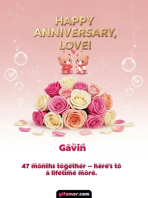 47 months together — here's to a lifetime more.