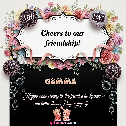 Cheers to our friendship!  VI Gemma Gif Download