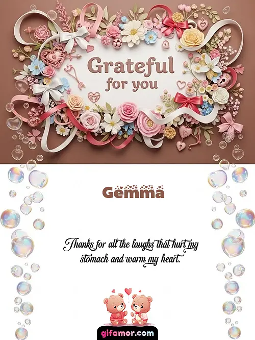 Grateful for you Gemma Gif Download