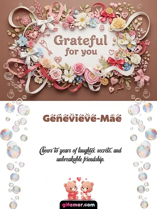 Grateful for you Genevieve-Mae