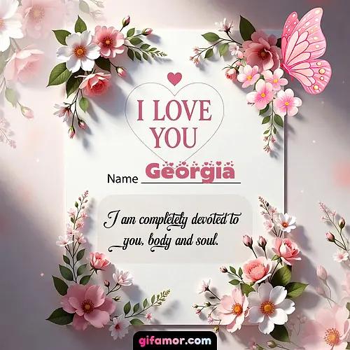 I love you IV Georgia Gif Download
