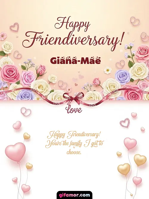 Happy friendiversary! Giana-Mae
