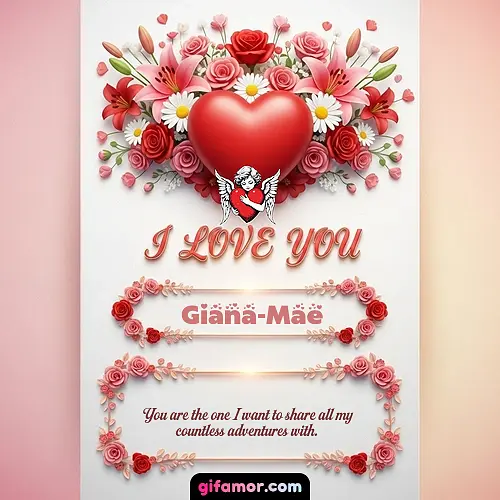 I Love You XXII Giana-Mae