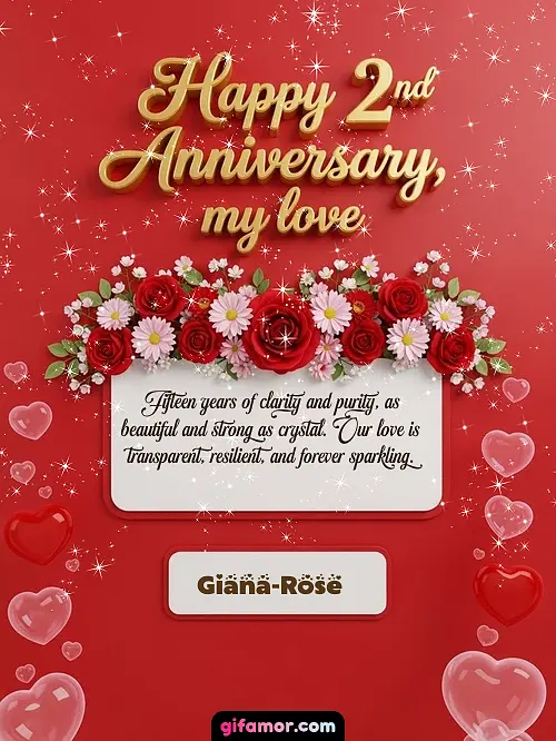 Happy 2st anniversary, my love I Giana-Rose Gif Download