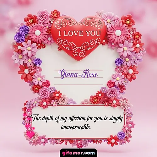I Love You IX Giana-Rose