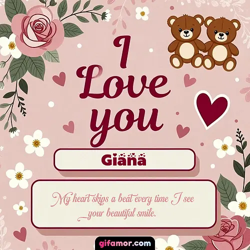 I Love You VIII Giana