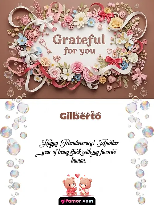 Grateful for you Gilberto Gif Download