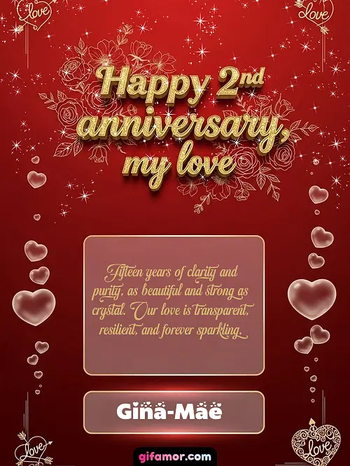 Happy 2st anniversary, my love III Gina-Mae