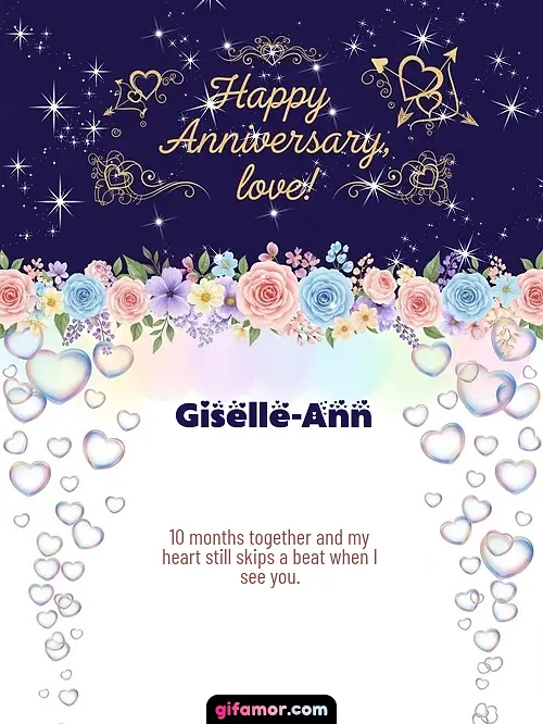 Happy anniversary, love! Giselle-Ann Gif Download