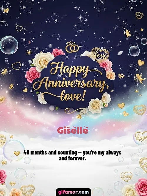 Happy anniversary, love! II Giselle