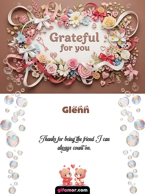 Grateful for you Glenn Gif Download