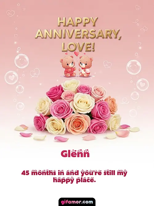 Happy anniversary, love! IV Glenn Gif Download