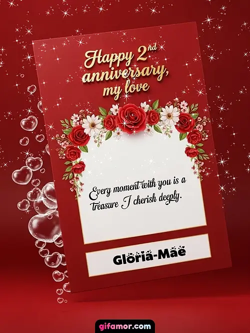 Happy 2st anniversary, my love II Gloria-Mae