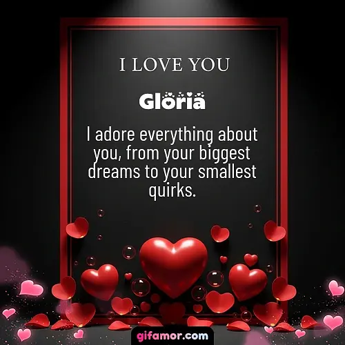 I love you I Gloria Gif Download