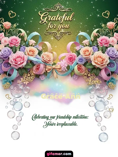 Grateful for you! IV Grace-Ann