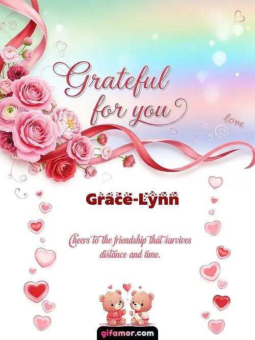 Grateful for you! II Grace-Lynn