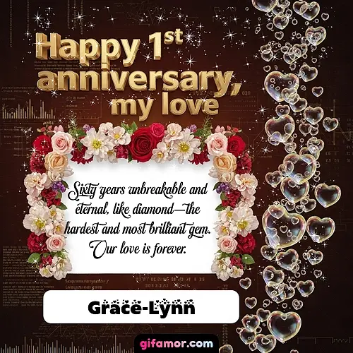 Happy 1st anniversary, my love IV Grace-Lynn