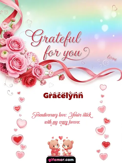 Grateful for you! II Gracelynn