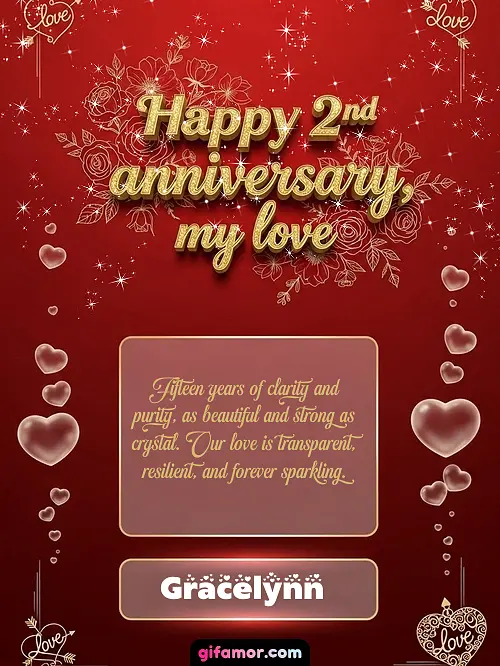 Happy 2st anniversary, my love III Gracelynn