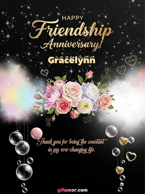 Happy friendship anniversary! II Gracelynn
