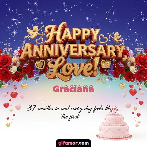 Happy one month anniversary, love! Graciana