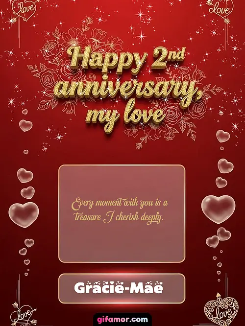 Happy 2st anniversary, my love III Gracie-Mae