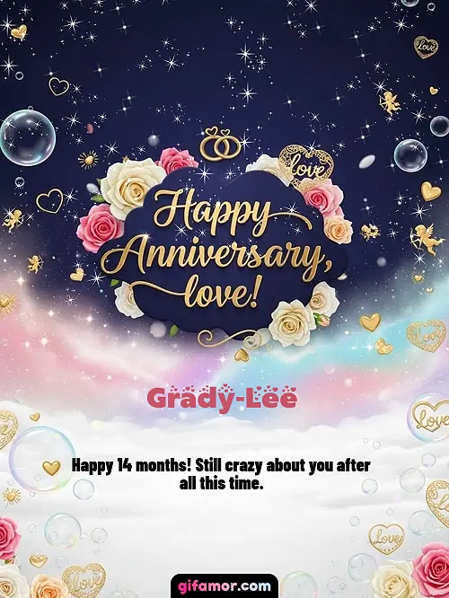 Happy anniversary, love! II Grady-Lee