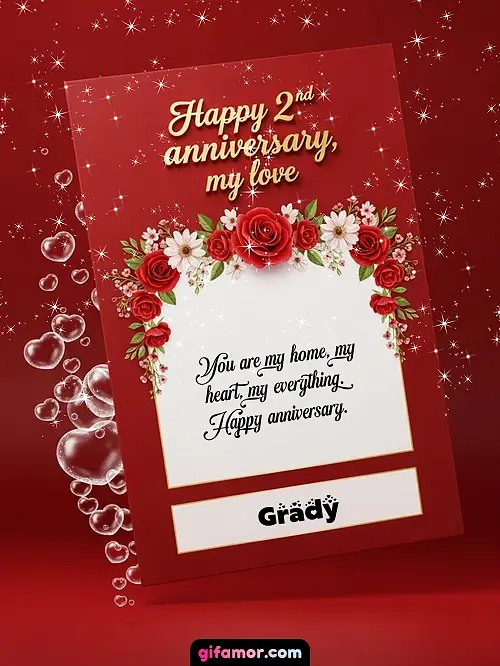 Happy 2st anniversary, my love II Grady Gif Download