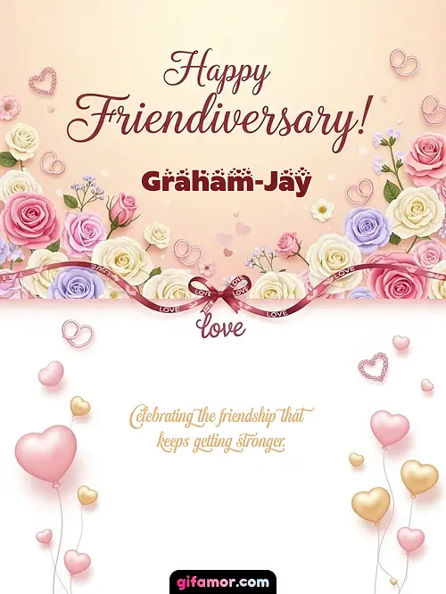 Happy friendiversary! Graham-Jay